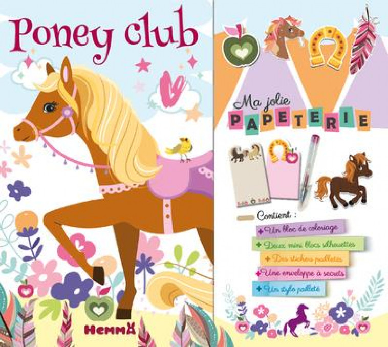 MA JOLIE PAPETERIE - PONEY CLUB - COLLECTIF - NC