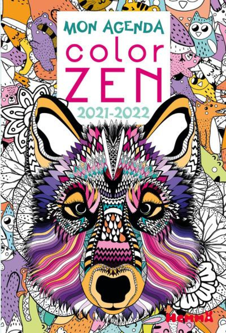 MON AGENDA COLOR ZEN 2021-2022 - COLLECTIF - NC