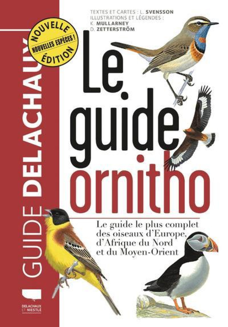 GUIDE ORNITHO - SVENSSON/MULLARNEY - Delachaux et Niestlé