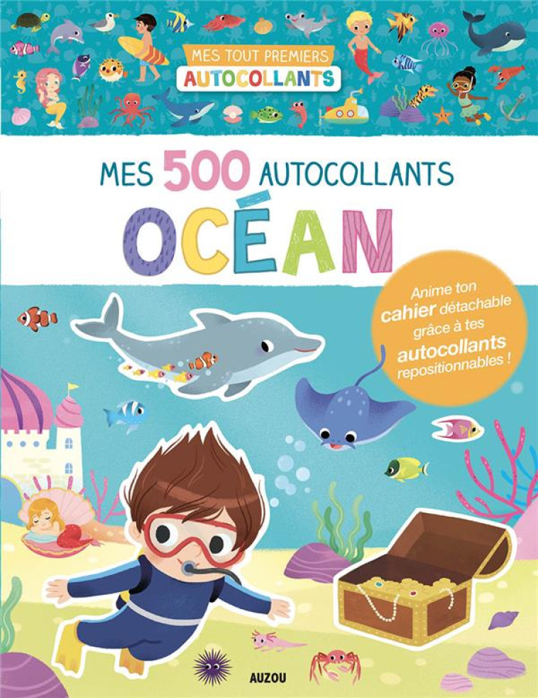 MES 500 AUTOCOLLANTS - OCEAN - WU YI-HSUAN - PHILIPPE AUZOU