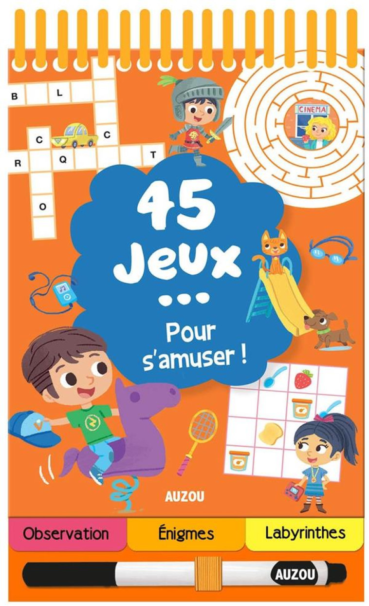 45 JEUX... POUR S-AMUSER - COLLECTIF - PHILIPPE AUZOU