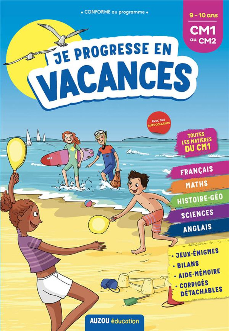 JE PROGRESSE EN VACANCES - CM1 AU CM2 - NE 2021 - BESSIN/VALLEE - PHILIPPE AUZOU