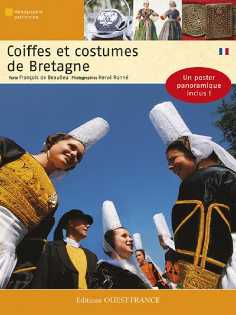 COIFFES ET COSTUMES DE BRETAGNE - DE BEAULIEU FRANCOIS - OUEST FRANCE