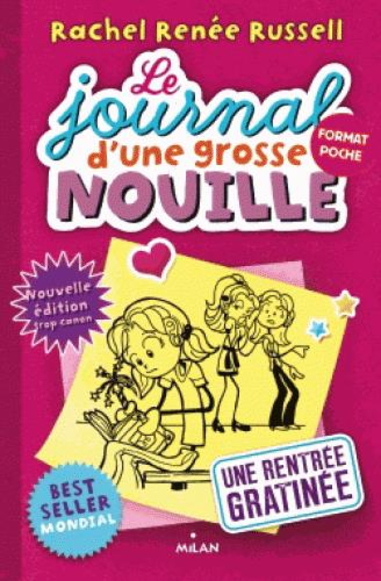 LE JOURNAL D-UNE GROSSE NOUILLE, TOME 01 - RUSSELL RACHEL RENEE - BD Kids