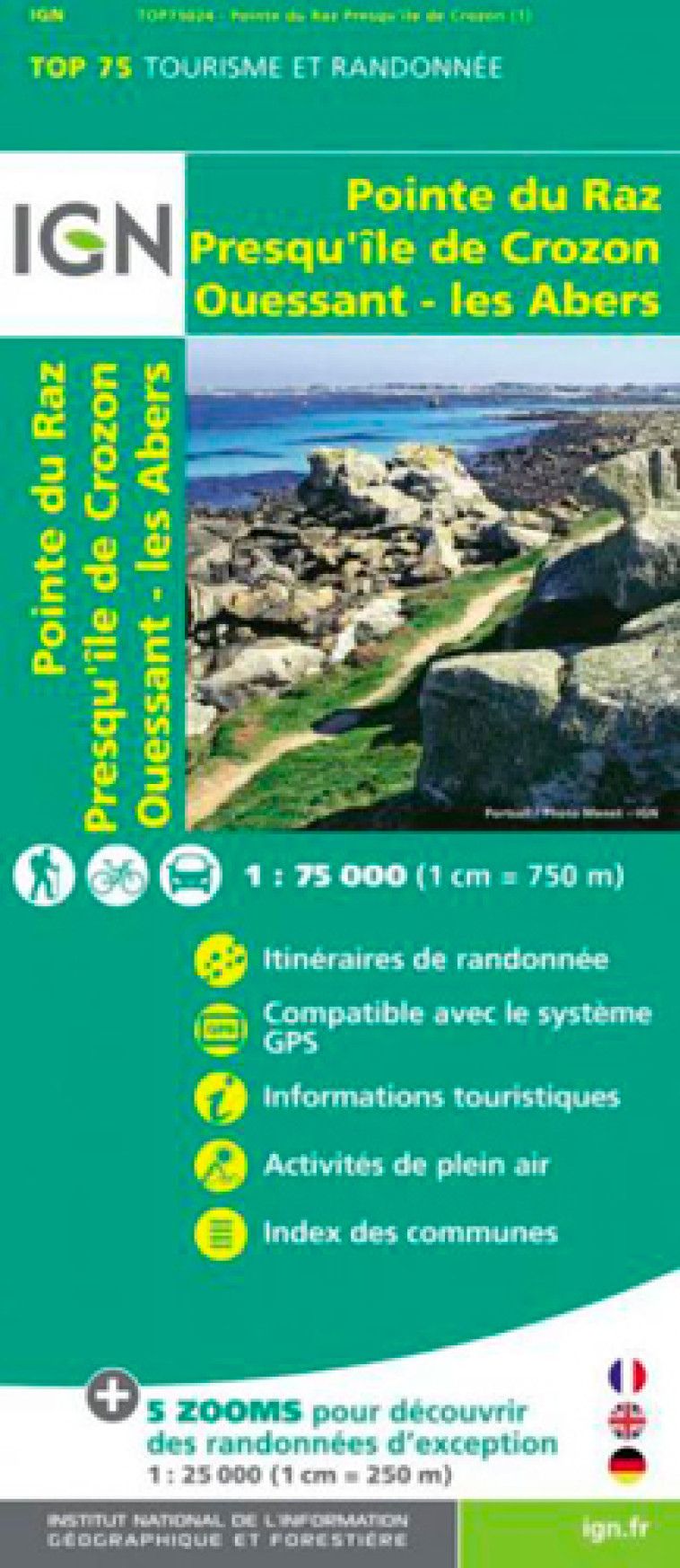 POINTE DU RAZ CROZON OUESSANT LES ABERS - XXX - IGN