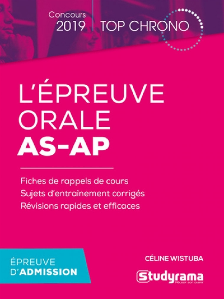 L- EPREUVE ORAL AS-AP - WISTUBA CELINE - STUDYRAMA