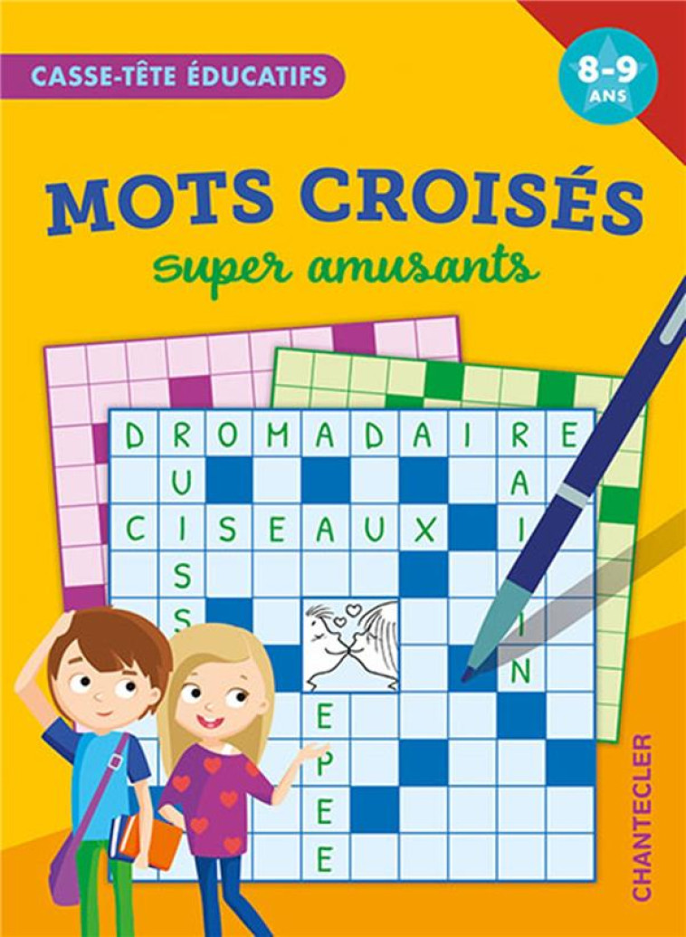 MOTS CROISES FUTES (8-9 A.) - COLLECTIF - CHANTECLER