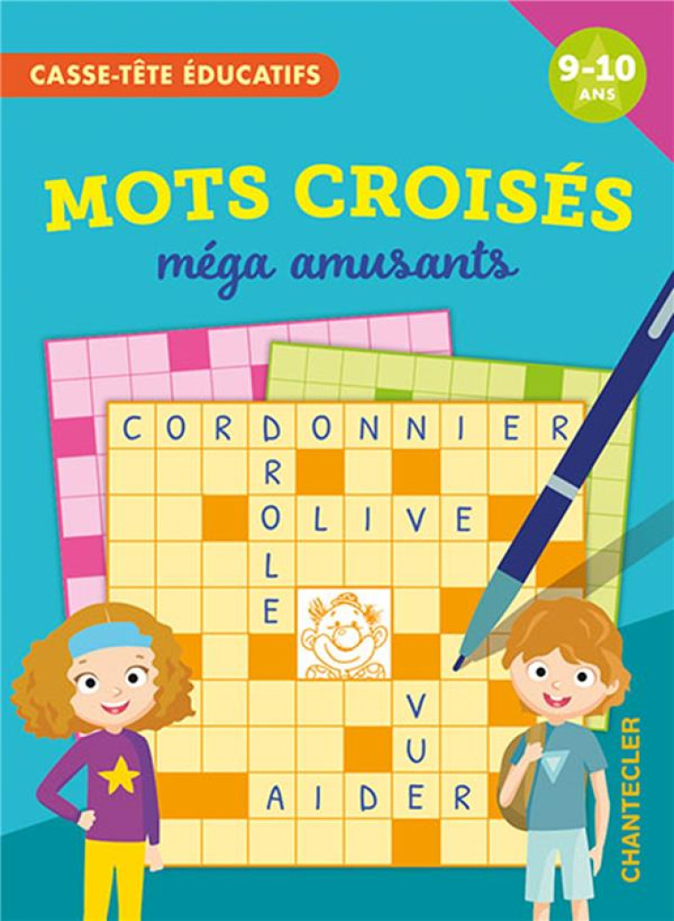 MOTS CROISES FUTES (9-10 A.) - COLLECTIF - CHANTECLER