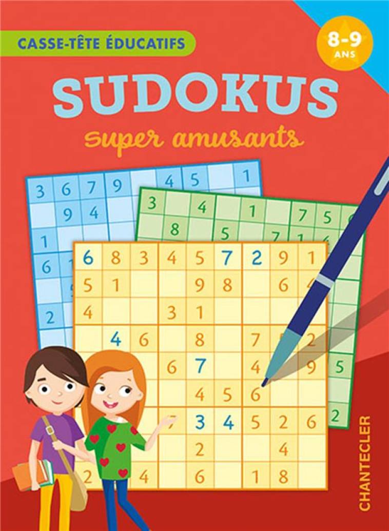 SUDOKUS SUPER AMUSANT (8-9 A.) - COLLECTIF - CHANTECLER