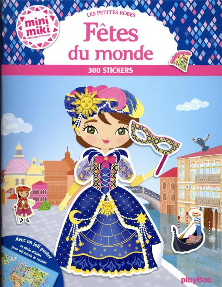 MINIMIKI - LES PETITES ROBES DE FETES DU MONDE - STICKERS - CAMEL JULIE - PRISMA