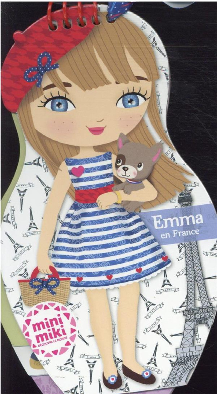 MINIMIKI - CARNET CREATIF - EMMA EN FRANCE - CAMEL JULIE - PRISMA