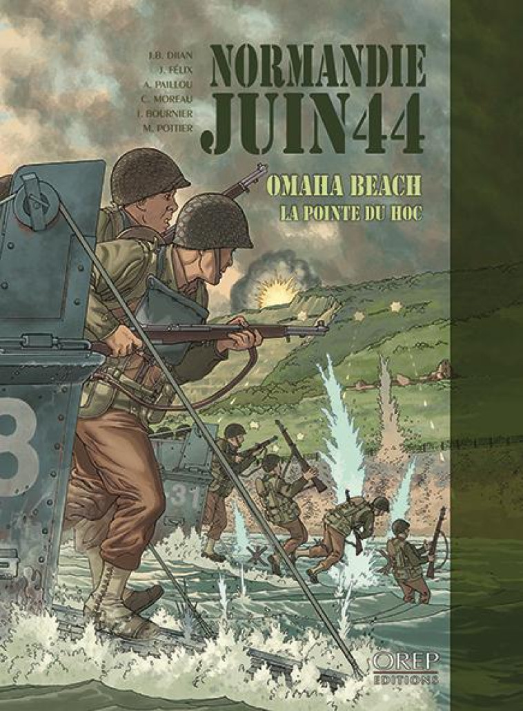 NORMANDIE JUIN 44 TOME 1 : OMAHA BEACH - LA POINTE DU HOC - COLLECTIF - OREP