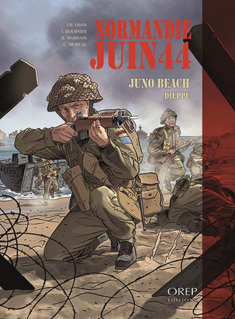 NORMANDIE JUIN 44 TOME 5 : JUNO BEACH-DIEPP E - COLLECTIF - OREP