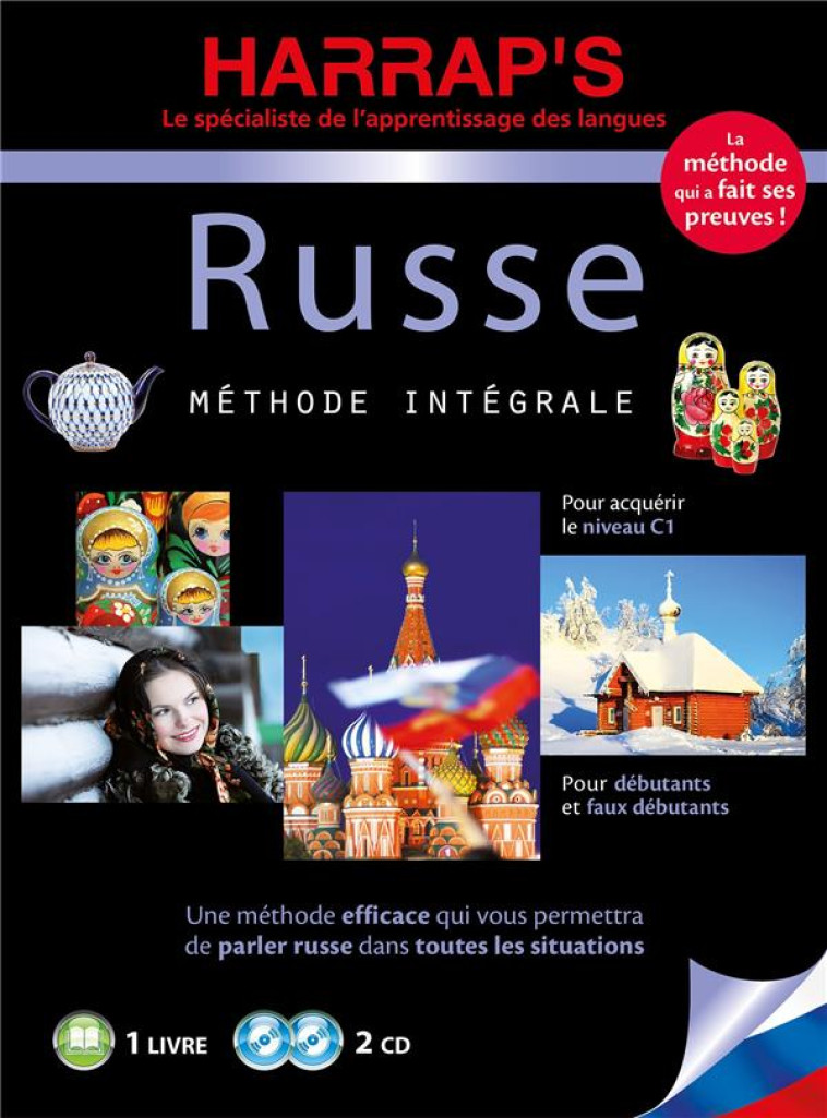 HARRAP-S METHODE INTEGRALE RUSSE - 2 CD + LIVRE - XXX - LAROUSSE