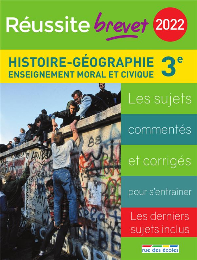 REUSSITE BREVET 2021 - BREVET HISTOIRE-GEOGRAPHIE - COLLECTIF - ANNALES-RDECOLE