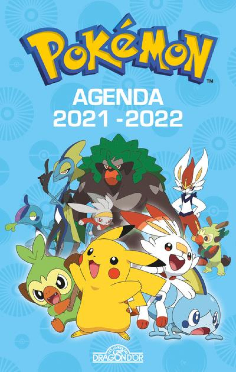 POKEMON - AGENDA 2021-2022 (COUVERTURE BLEUE) - THE POKEMON COMPANY - NC