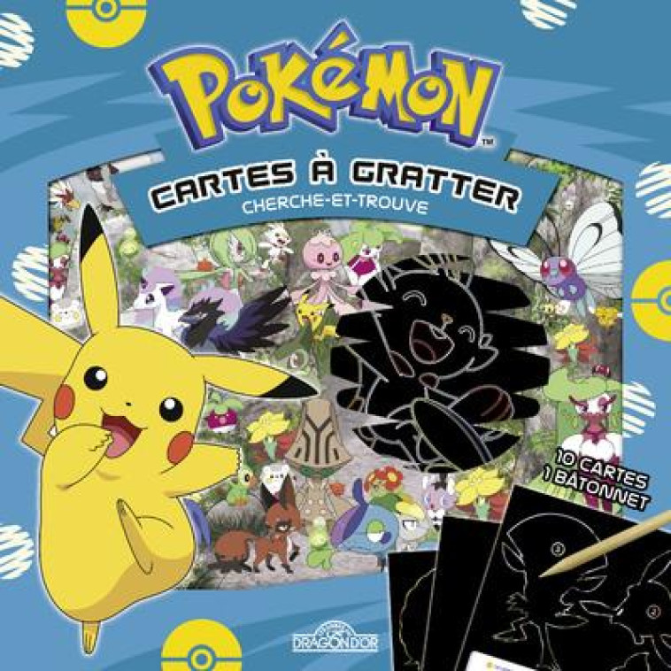 POKEMON - CARTES A GRATTER CHERCHE-ET-TROUVE A GALAR - THE POKEMON COMPANY - NC