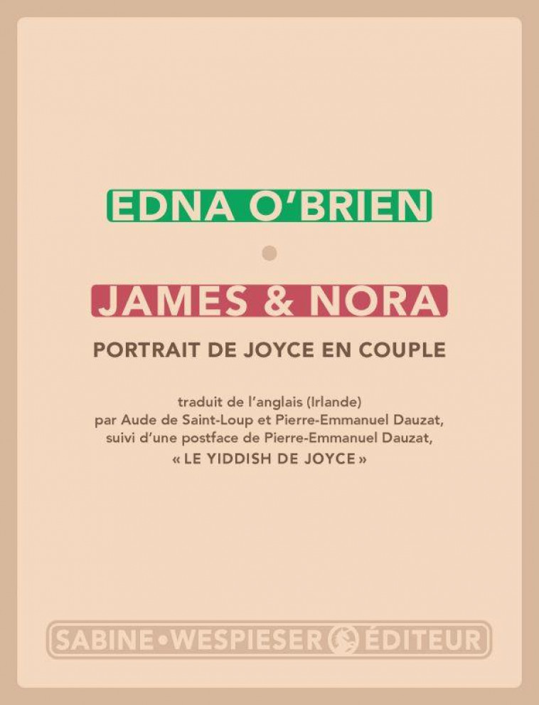 JAMES & NORA - O-BRIEN EDNA - SABINE WESPIESE