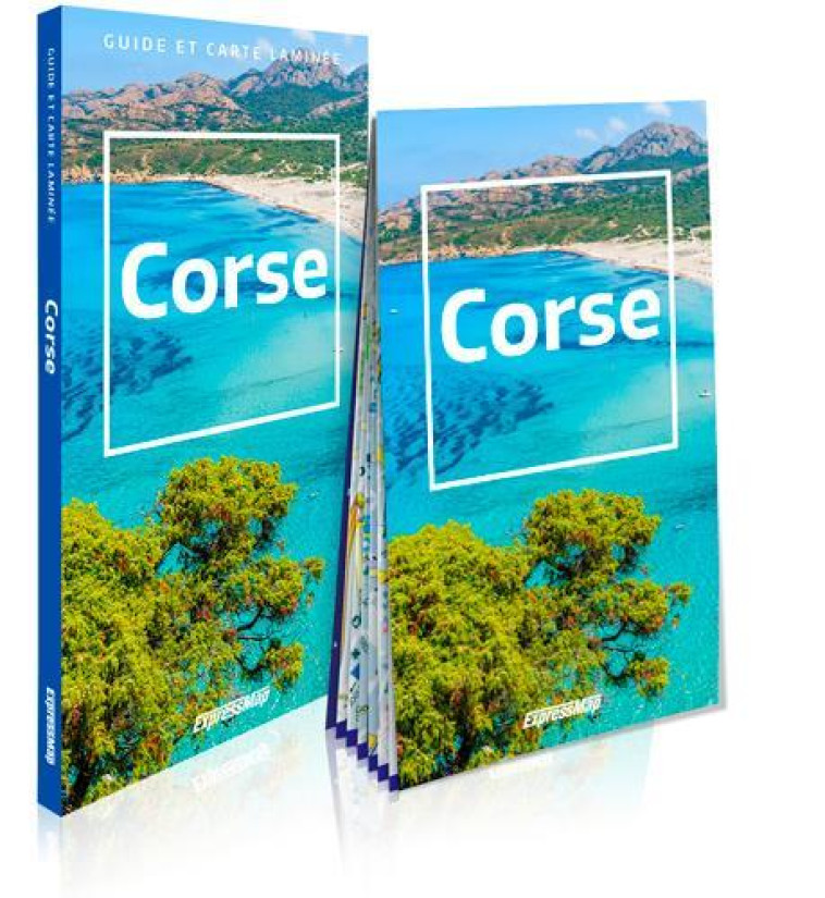 CORSE (GUIDE ET CARTE LAMINEE) - XXX - NC