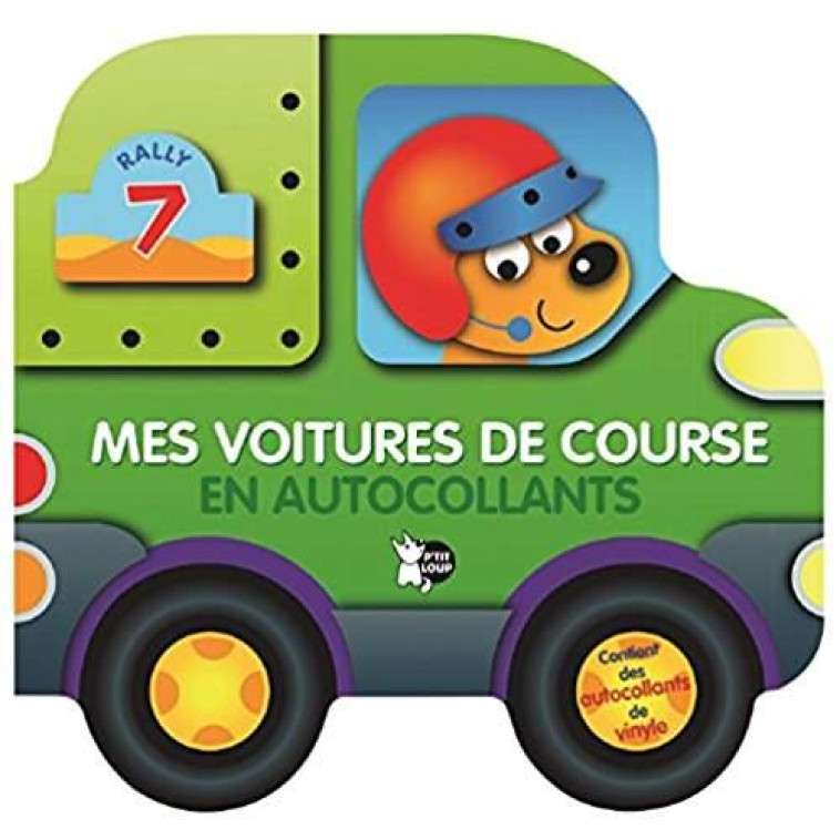 MES VOITURES DE COURSE EN AUTOCOLLANTS - COLLECTIF - NC