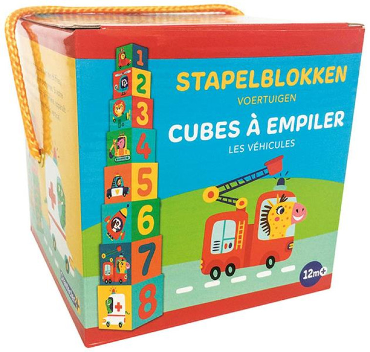 CUBES A EMPILER - LES VEHICLULES (+ 12 M) - COLLECTIF - NC