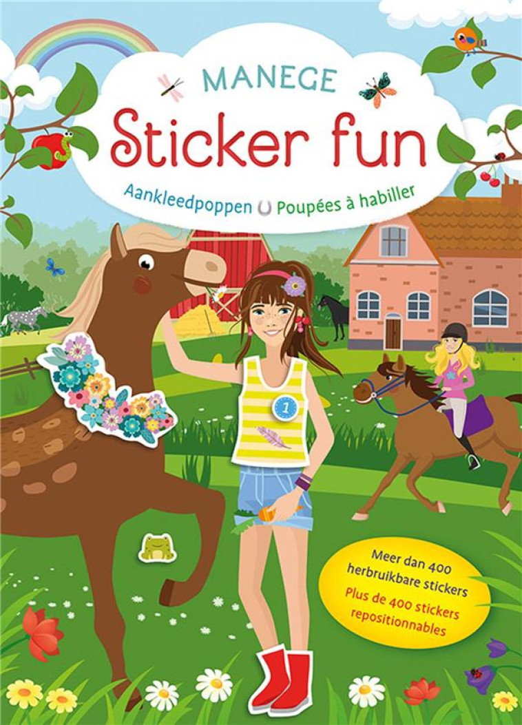 MANEGE STICKER FUN - POUPEES A HABILLER - COLLECTIF - NC