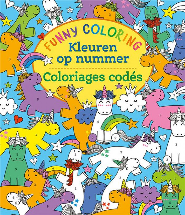 FUNNY COLORING - COLORIAGES CODES - COLLECTIF - NC