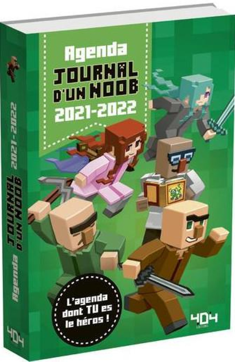 AGENDA JOURNAL D-UN NOOB - 2021-2022 - CUBE KID/LESCAILLE - NC