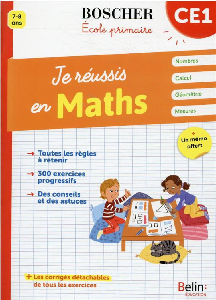 JE REUSSIS EN MATHS CE1 - LE ROUX/SCHWAB - BELIN