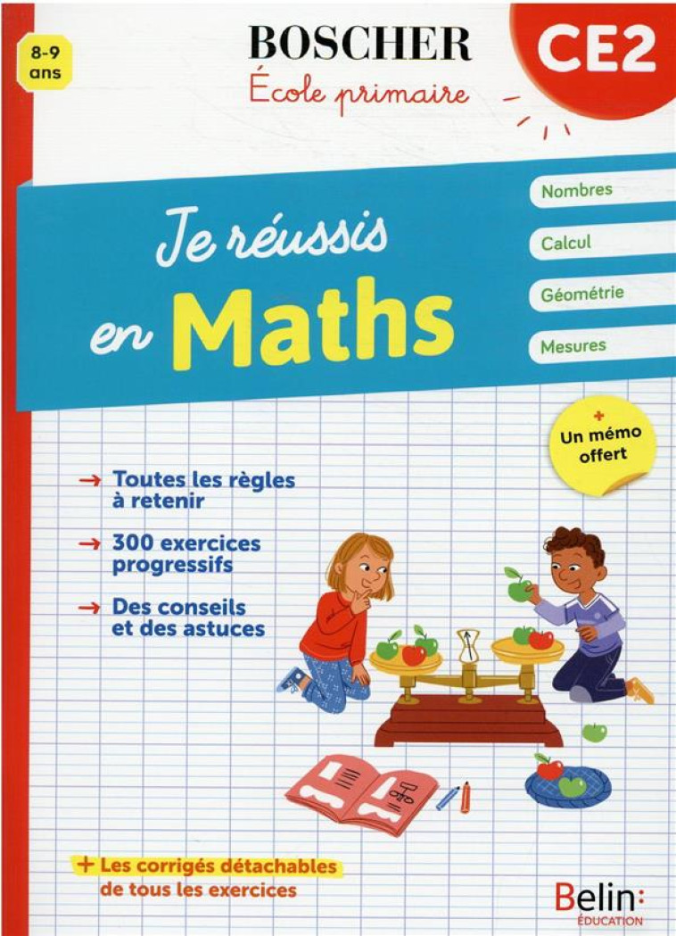 JE REUSSIS EN MATHS CE2 - COHEN/SCHWAB - BELIN