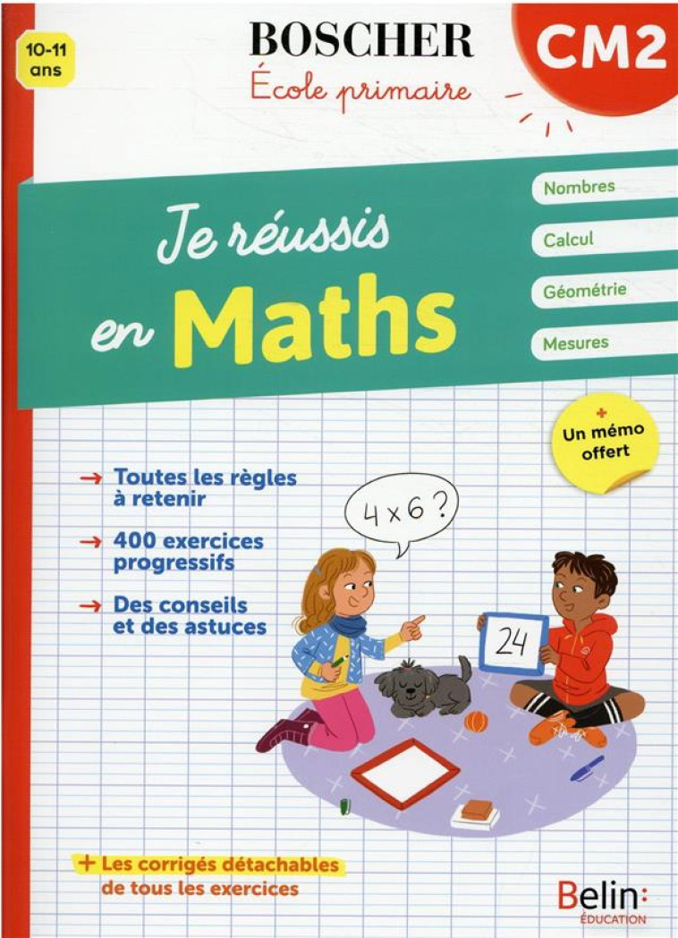 JE REUSSIS EN MATHS CM2 - CUTTOLI/SCHWAB - BELIN