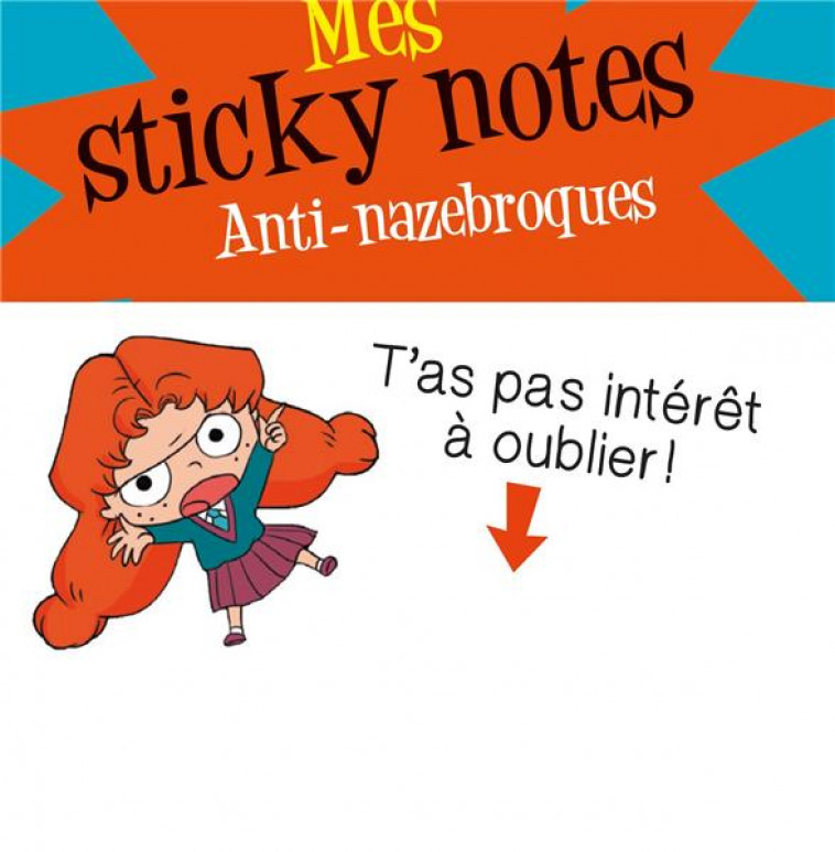 STICKY NOTES MORTELLE ADELE ANTI-NAZEBROQUES - MR TAN/LE FEYER - NC