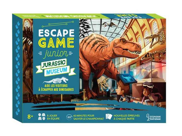 ESCAPE GAME JUNIOR - AIDE LES VISITEURS A ECHAPPER AUX DINOSAURES - LEBRUN/AUDRAIN - NC