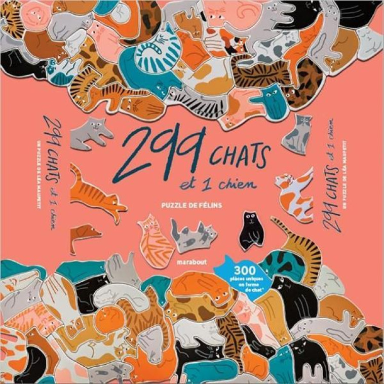 299 CHATS ET 1 CHIEN - PUZZLE DE FELINS - LEA MAUPETIT - NC