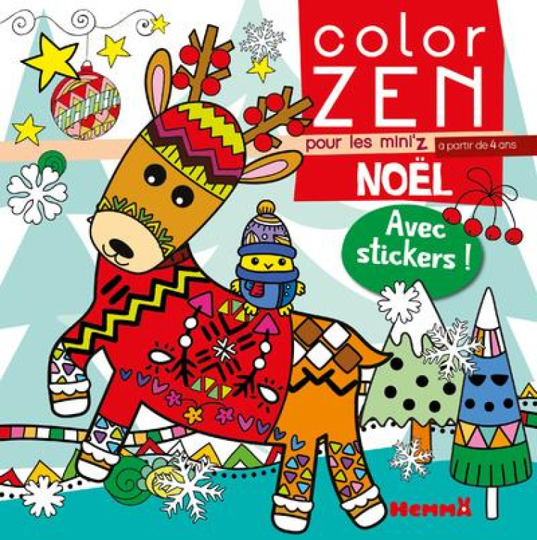 COLOR ZEN POUR LES MINI-Z - NOEL - COLLECTIF - HEMMA