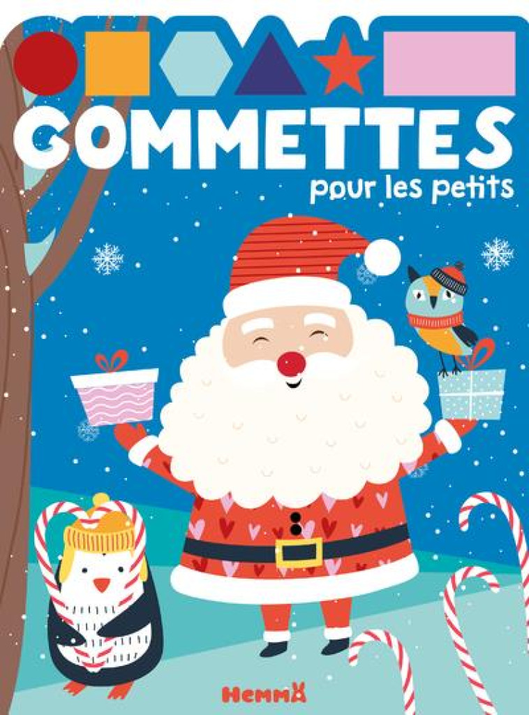 GOMMETTES POUR LES PETITS (PERE NOEL ET PINGOUIN) - COLLECTIF - HEMMA