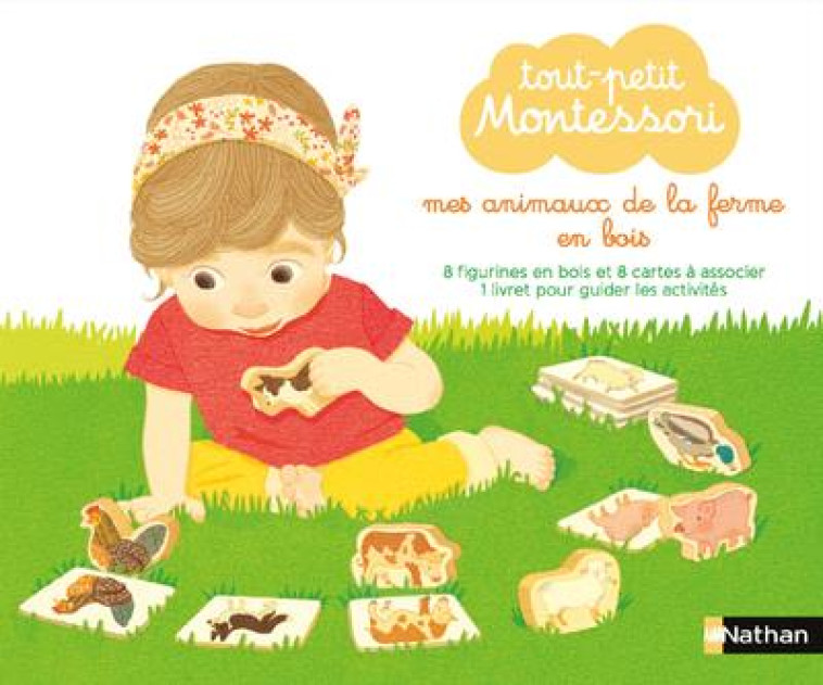 TOUT PETIT MONTESSORI MES ANIMAUX DE LA FERME EN BOIS - ROUBIEU/FUJISAWA - CLE INTERNAT