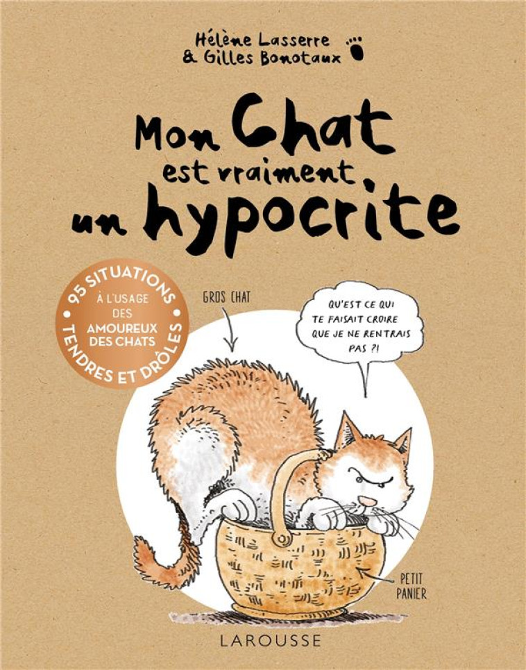 MON CHAT EST VRAIMENT UN HYPOCRITE - BONOTAUX/LASSERRE - LAROUSSE