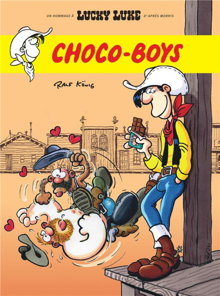 LUCKY LUKE, VU PAR RALF KONIG - KONIG RALF - LUCKY