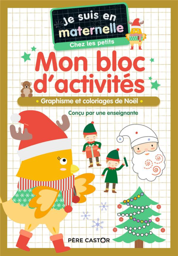 MON CAHIER D-ACTIVITES - CHEZ LES PETITS- JE SUIS EN MATERNELLE - CHEF D-HOTEL - FLAMMARION