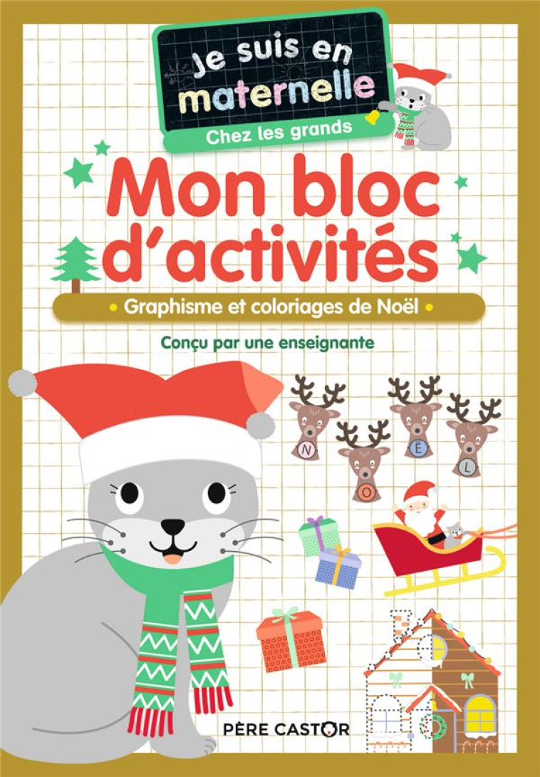 MON CAHIER D-ACTIVITES - CHEZ LES GRANDS - JE SUIS EN MATERNELLE - CHEF D-HOTEL - FLAMMARION