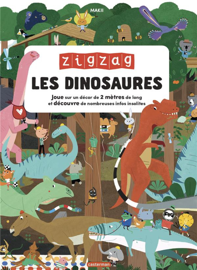 ZIG ZAG DINOSAURES - MAKII - CASTERMAN