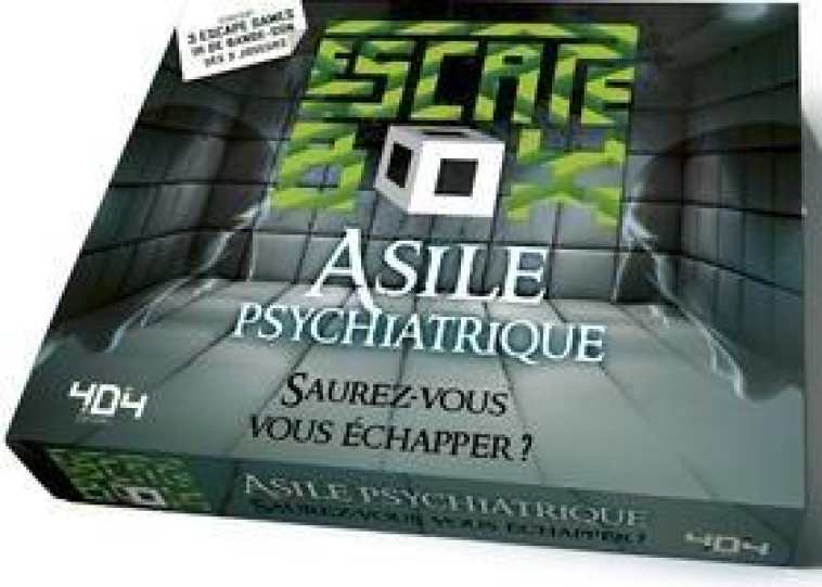 ESCAPE BOX ASILE PSYCHIATRIQUE - DORNE FREDERIC - NC