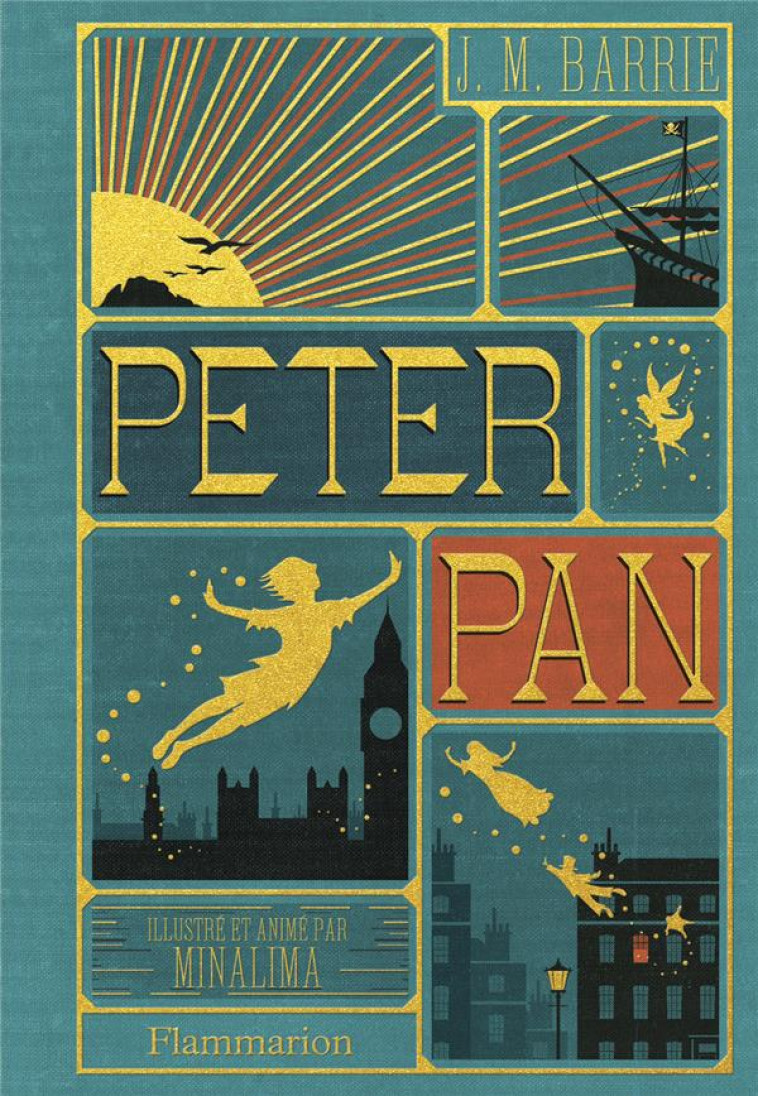 PETER PAN - ILLUSTRE ET ANIME PAR MINALIMA - MINALIMA/BARRIE - FLAMMARION