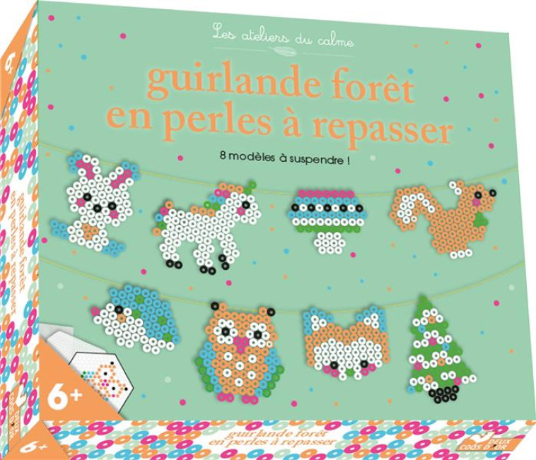 GUIRLANDE FORET EN PERLES A REPASSER - COFFRET AVEC ACCESSOIRES - AMSTRAMGRAM - NC