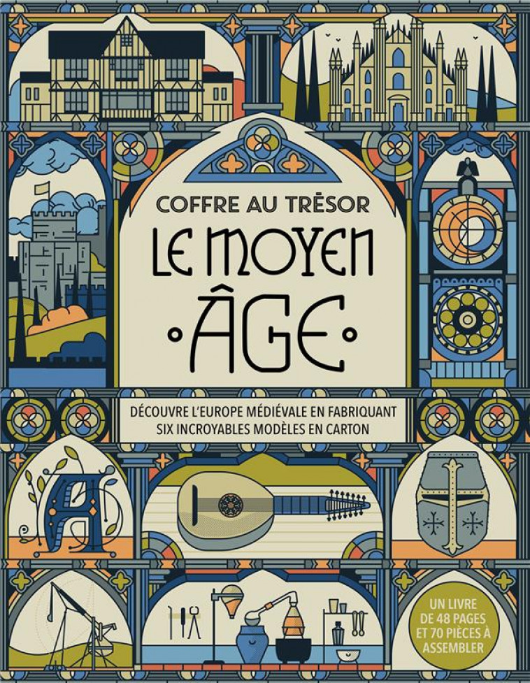 COFFRE AU TRESOR MOYEN AGE - DICKMANN/MUTI - GALLIMARD