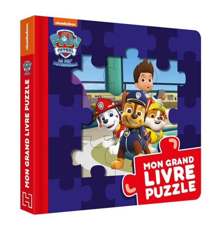 PAT- PATROUILLE-MON GRAND LIVRE PUZZLE - XXX - HACHETTE