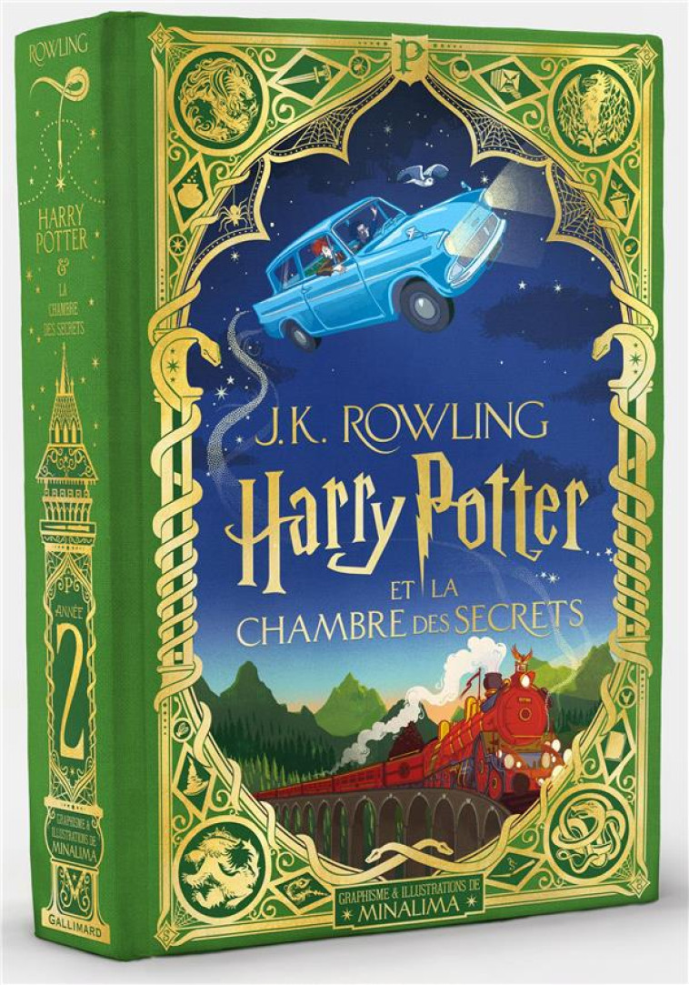 HARRY POTTER ET LA CHAMBRE DES SECRETS - ILLUSTRE PAR MINALIMA - MINALIMA/ROWLING - GALLIMARD