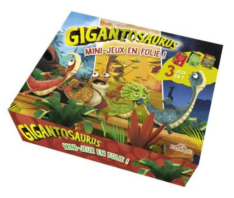 GIGANTOSAURUS - MINI JEUX EN FOLIE - COLLECTIF - NC