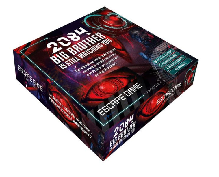 COFFRET ESCAPE GAME 2084 BIG BROTHER IS STILL WATCHING YOU - SAINT-MARTIN GILLES - NC